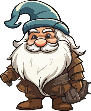 dwarf vector design illustration isolated on transparent background
