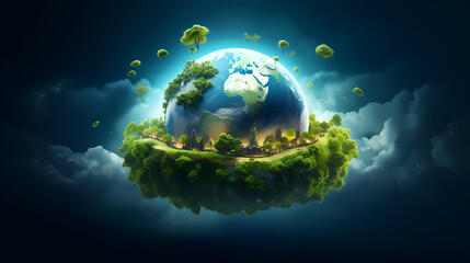 World environment day concept ecology protection environment, environmental protection background