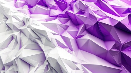Violet Geometric Polygon Background