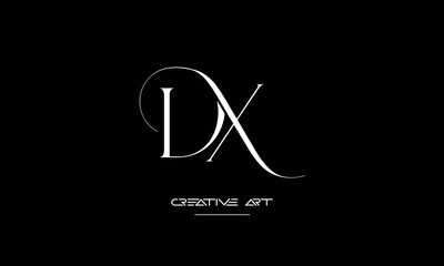 DX, XD, D, X abstract letters logo monogram