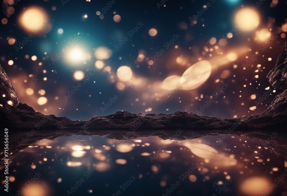 Poster background with space