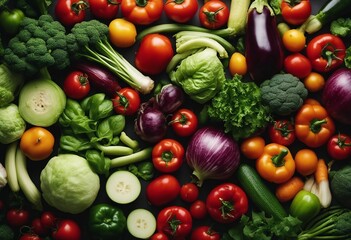 Fototapeta na wymiar Collage of images of vegetables