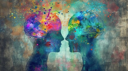 Abstract Artistic Brain Representation
