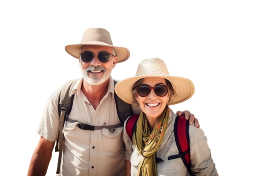 PNG picture of A romantic senior couple - Powered by Adobe
