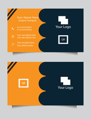 Fototapeta premium Elegant Corporate Business Card Design