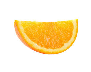 Sliced orange fruit segments transparent png