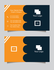 Fototapeta premium Elegant Corporate Business Card Design