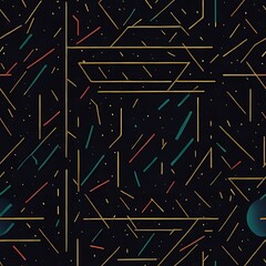 High tech electronic circuit board background. Neural network AI generated art