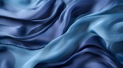 Obraz premium blue satin background
