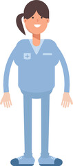 Nurse Character Standing
