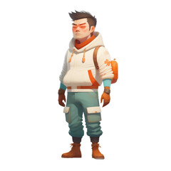 Illustration character in cartoon movie