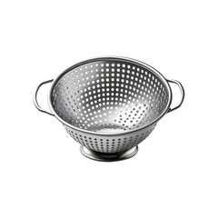 Stainless Steel Colander with Handles, Perforated Metal Strainer Bowl for Kitchen Use