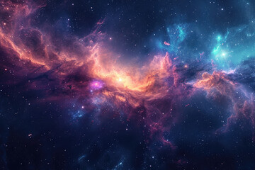 Deep space stars nebulae , high resolution background