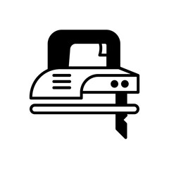 Jigsaw icon. black fill icon