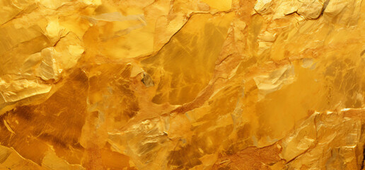 golden rock gold metal texture desktop wallpaper, in the style of gold leaf overlay, creased crinkled wrinkled, digitally enhanced, shaped canvas, flamboyant, soft-edged
