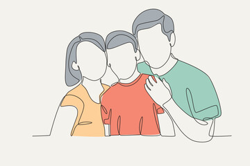 Family photo poses in different clothes