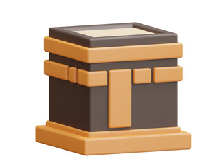 3d kaaba islamic icon