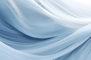 white cloth with many thin lines, in the style of detailed feather rendering, light indigo and dark gray, futuristic chromatic waves, abstract minimalism appreciator