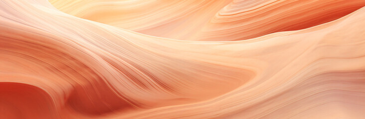 a colored orange background with waves of color, thick paste, rounded, light red