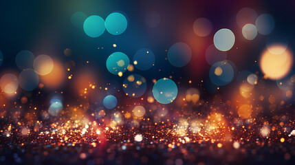 Beautiful creative holiday background with fireworks and sparkles