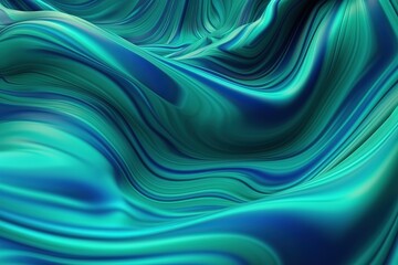 Abstract background of big waves of shiny iridescent pearls