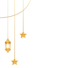 Islamic Lantern With Hanging Star