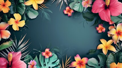 floral frame in bright colors is realistic for wedding invitation invites, wallpapers, fashion, background, texture, and wrapping.