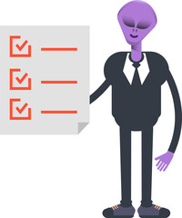 Alien Worker Character and Check List Document
