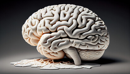 Human brain - obrazy, fototapety, plakaty