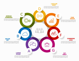 Infographic design template with place for your data. Vector illustration.