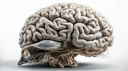 Human brain - obrazy, fototapety, plakaty