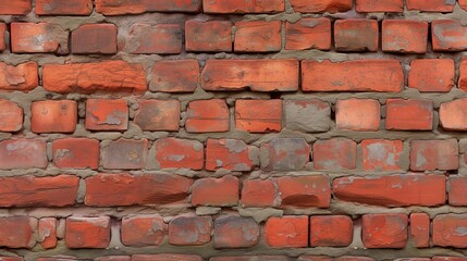 Obraz premium red brick wall texture background