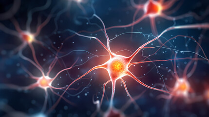 Cell background, virus cells, medical research background