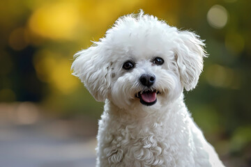 Bichon Frise - originating from France, this small breed is known for its fluffy white coat and friendly demeanor 