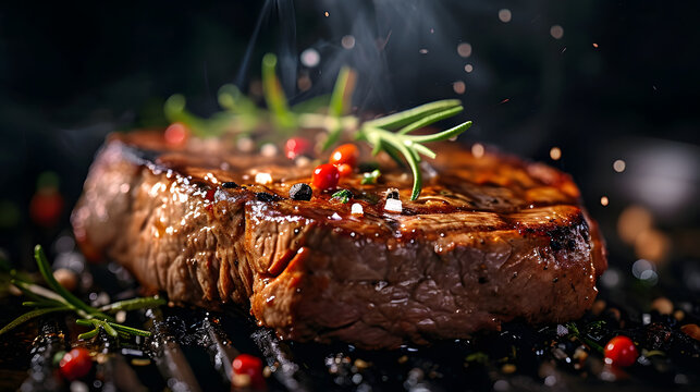 Yummy and tasty beef for valentine's day, restaurant, menu, meal, celebration, mouth-watering