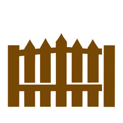 vintage wooden fence  vector