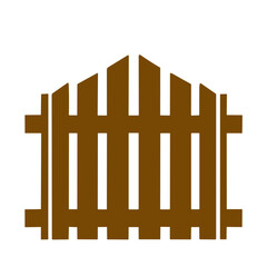 vintage wooden fence  vector