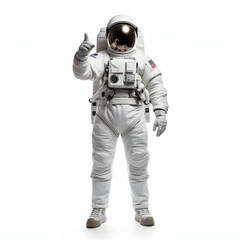 Obraz na płótnie Canvas Person wearing a space-themed costume at a themed event isolated on white background, isometry, png 