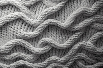 black and white photo of wool texture knitting wallpaper white wool background knitting, in the style of high detailed, light gray and aquamarine, high resolution