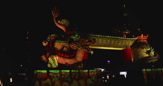 Taiwan, Taipei, lively, lantern festival, Xianglong Xianrui, lantern