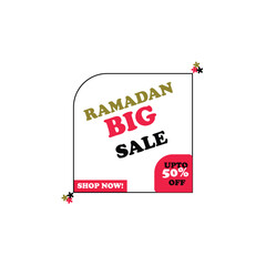 Ramadan big sale banner discount