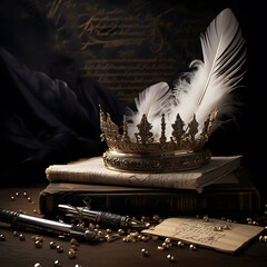 Royal Crown in a dramatic scene