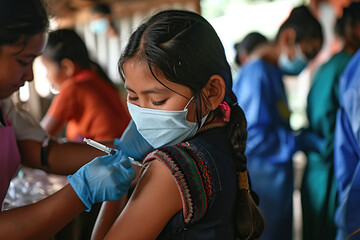 Individuals after receiving vaccines, smiling or engaging in activities, symbolizing the protection and freedom that vaccines provide against diseases. - obrazy, fototapety, plakaty