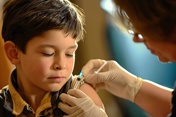 Vaccination situation for people of all ages and backgrounds - obrazy, fototapety, plakaty