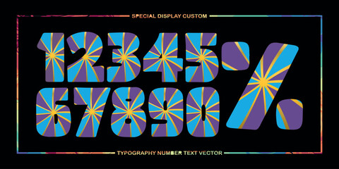 assorted digital custom vector numbers. minimum. Color gradation. Dark. Banner Network. 3d effect. Design. futuristic. Paper cut or effect. Luxury. Premium. 196