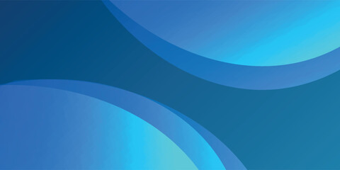 Minimal blue gradient vector background with dynamic wave shapes composition. vector