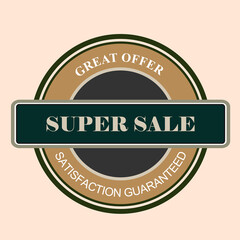 Fototapeta premium Label and sticker sale 