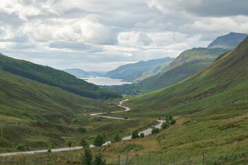 Fototapeta na wymiar Nature Landscape in Highland, Scotland