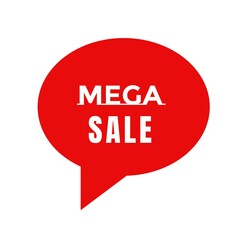 Mega sale callout used for promotions