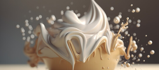 splash of vanilla milk ice cream 9
